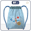GYM BAG - SATELLITE (SPACE EXPEDITION) / ACID WASH LIGHT BLUE - small