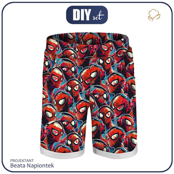 KID`S SHORTS (RIO) - SPIDER- looped knit fabric (86/92)