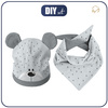 KID'S CAP AND SCARF (TEDDY) - TEDDY / gray 51-54