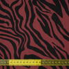 ZEBRA / dunkelrot - Lyocell-Webware