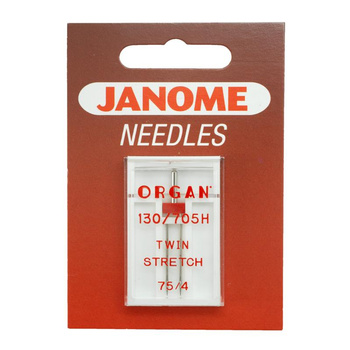 Stretch twin needle JANOME 75/4,0