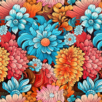 COLORFUL FLOWERS vz. 2