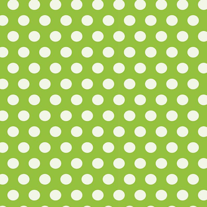 OKTOBERFEST BIG DOTS / green - single jersey with elastane TE210