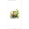 KISSEN 45x45 - WATERCOLOR FROG - Baumwoll Webware - Nähset