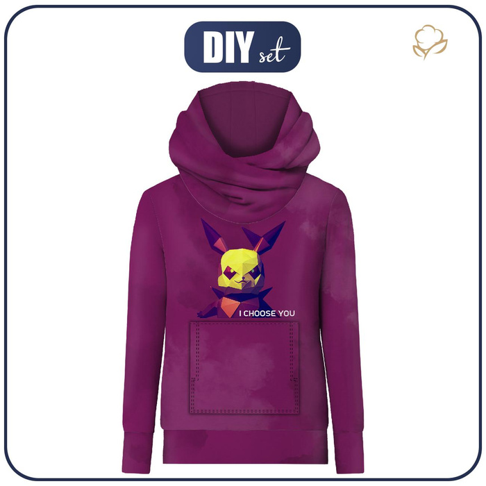 UNISEX HOODIE (HYDRA) - BAD ELECTRICITY - Nähset L