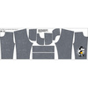 KID`S SHORTS (RIO) - MOUSE PAT. 4 - looped knit fabric (134/140)