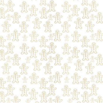 GOLDEN GINGERBREAD MEN (WHITE CHRISTMAS)