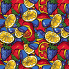 Tutti Frutti wz. 6 - quick-drying woven fabric
