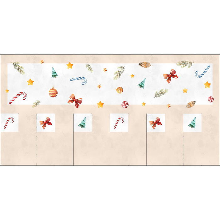 NAPKINS AND RUNNER - CHRISTMAS DECORATIONS - sewing set