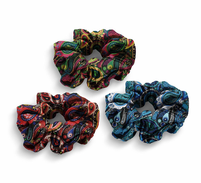 HEADBAND AND HAIR ELASTIC 3KPL - PATTERN 9 - sewing set teenager / adult
