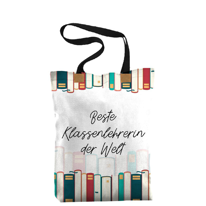SHOPPER TASCHE - Beste Klassenlehrerin der Welt - Baumwoll Webware - Nähset