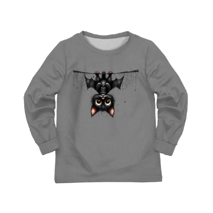 KINDERPYJAMAS "MIKI" - HALLOWEEN CAT m 3 - Nähset (86/92)