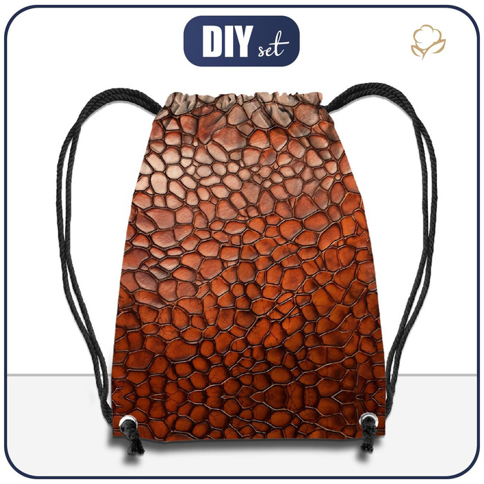 GYM BAG - LEATHER PATTERN PAT.12 - big