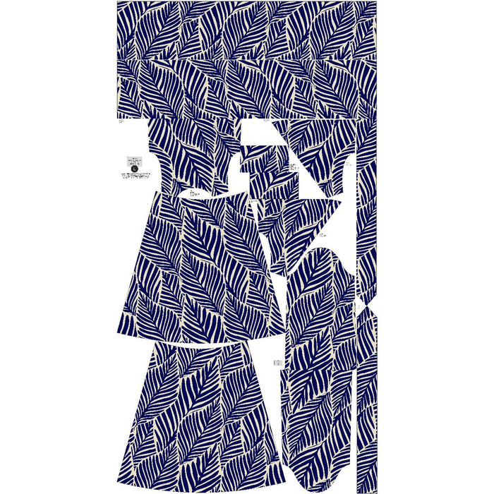 WRAP FLOUNCED DRESS (ABELLA) - LEAVES PAT. 2 - sewing set