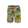 KID`S SHORTS (RIO) - COMIC BOOK - looped knit fabric (146/152)