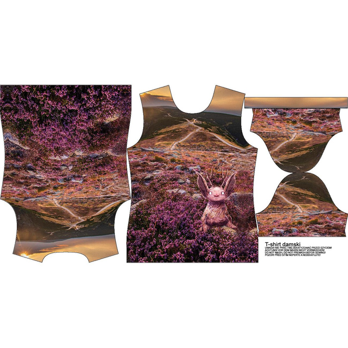 T-SHIRT DAMSKI - WRZEŚNIK - zestaw do uszycia XL