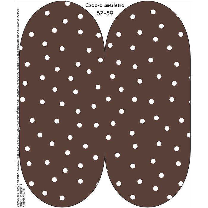 ČEPICE “Šmoulinka” - POLKA DOTS WZ. 1 / Velikost na výběr