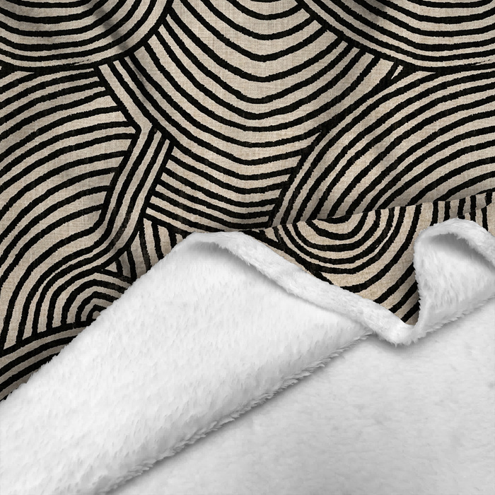RETRO GEOMETRIC WZ. 20 - Minky plyš