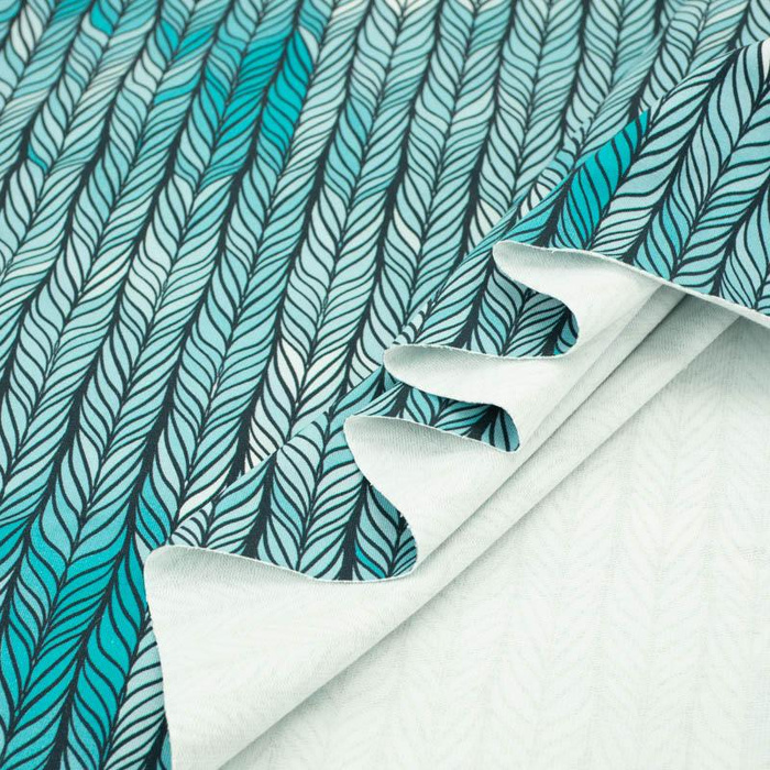 BRAID / sea blue - looped knit 