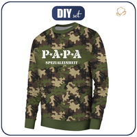 MEN’S SWEATSHIRT (OREGON) BASIC - PAPA / CAMOUFLAGE - sewing set XXL