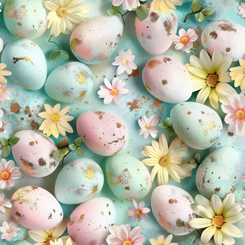 HAPPY EASTER WZ.11- Polster- Velours