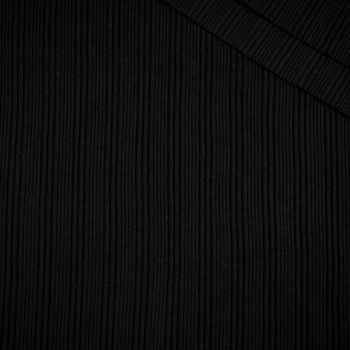 D-16 CZARNY - Dzianina prążkowana