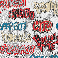 STREET GRAFFITI - Baumwoll Webware