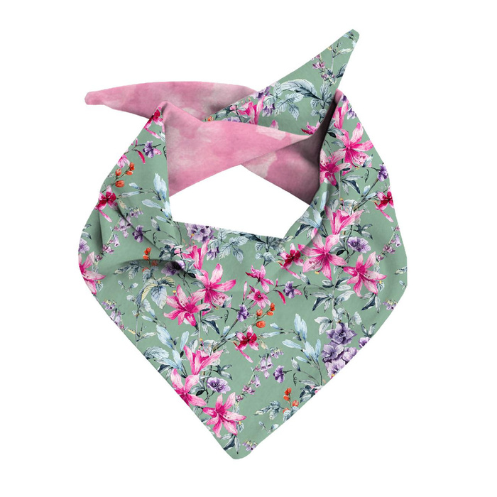 KID'S CAP AND SCARF (MOUSE) - SPRING MEADOW pat. 3 51-54