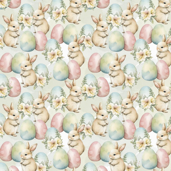 BUNNY EASTER PAT. 2 - Cotton woven fabric