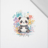 CUTE PANDA - panel (60cm x 50cm)  bavlněná tkanina