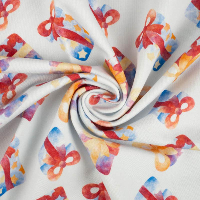 Christmas presents (CHRISTMAS REINDEERS) - Cotton woven fabric