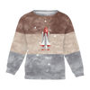 Children's tracksuit (MILAN) - SPACESHIP (SPACE EXPEDITION) / STRIPES - sewing set