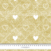 HEARTS AND RHOMBUSES / vinage look jeans (gold)