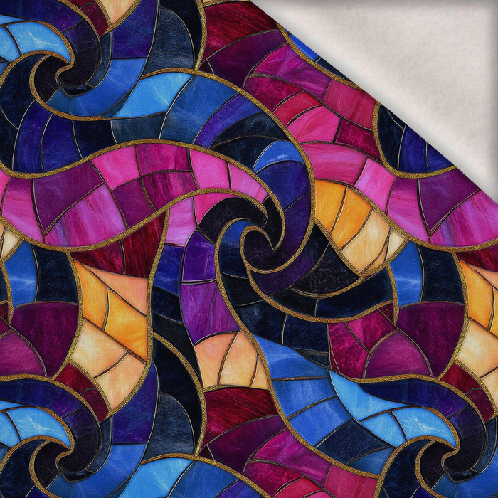 STAINED GLASS WZ. 24 - dzianina drapana z elastanem ITY