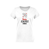 DAMEN T-SHIRT - TIC TAC TOE (BE MY VALENTINE) - Single Jersey 