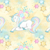 UNICORNS AND FLOWERS pat. 1 (WONDERLAND) - softshell