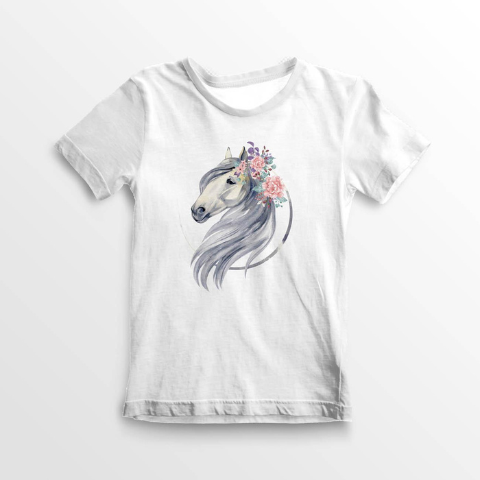 HORSE pat. 2 -  PANEL (60cm x 50cm) light brushed knitwear