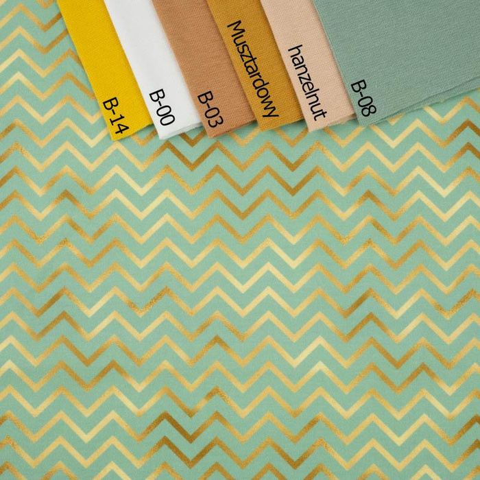 GOLDEN ZIGZAGS (GOLDEN OCEAN) / mint
