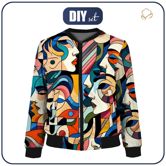 BOMBERKA DAMSKA (KAMA) - FACES WZ. 2 - zestaw do uszycia XXL