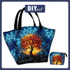 Torba XL z saszetką 2 w 1 - STAINED GLASS WZ.6  - zestaw do uszycia