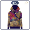 UNISEX HOODIE (HYDRA) - MANDALA pat. 2 - sewing set (134/140)