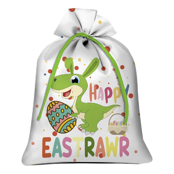 Woreczki prezentowe - EASTER DINO - zestaw do uszycia - MAŁY