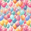 PASTEL BALOONS - Minky plyš
