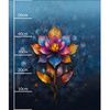 STAINED GLASS WZ.4 - panel (60cm x 50cm) Waterproof woven fabric