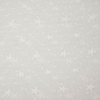 STARS / white - Embroidered cotton fabric