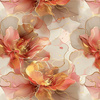 AUTUMN FLOWERS WZ.18 - lycra 300g