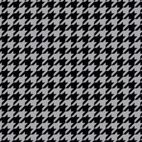 SCHWARZER HAHNENTRITT / grau - Single Jersey