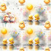 DUCKIE RAIN WZ. 2 - satén