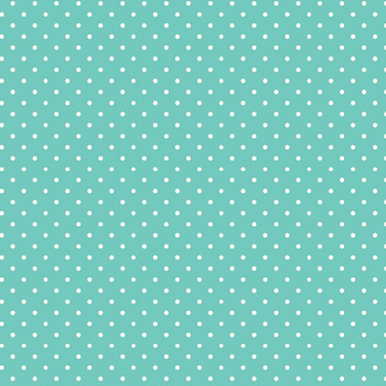 KROPKI BIAŁE / miętowy
