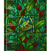 Stained Garden pat. 17 - panel (60cm x 50cm) Upholstery velour